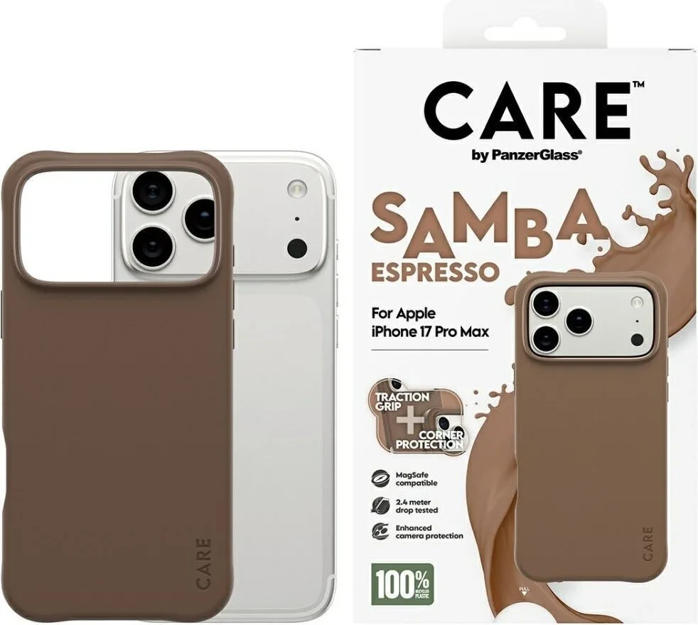20250916113100_panzerglass_care_back_cover_iphone_17_pro_max.jpeg PanzerGlass Care Back Cover Σιλικόνης Καφέ (iPhone 17 Pro Max) CR97906 - Image 1