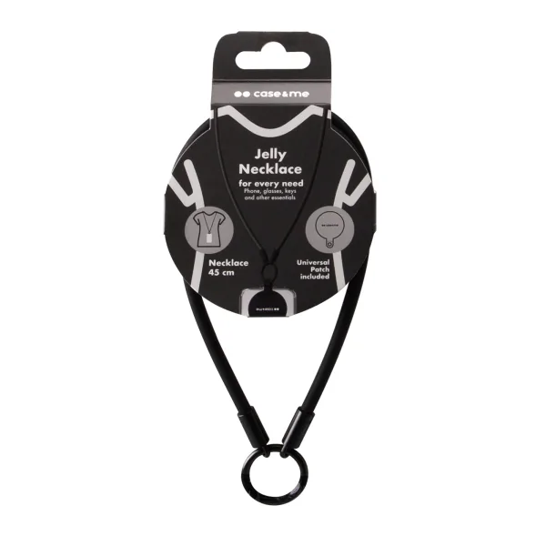 20250919154122_3ea30d6e.jpeg Sbs Silicone Necklace Lanyard Smartphones Black - Image 1