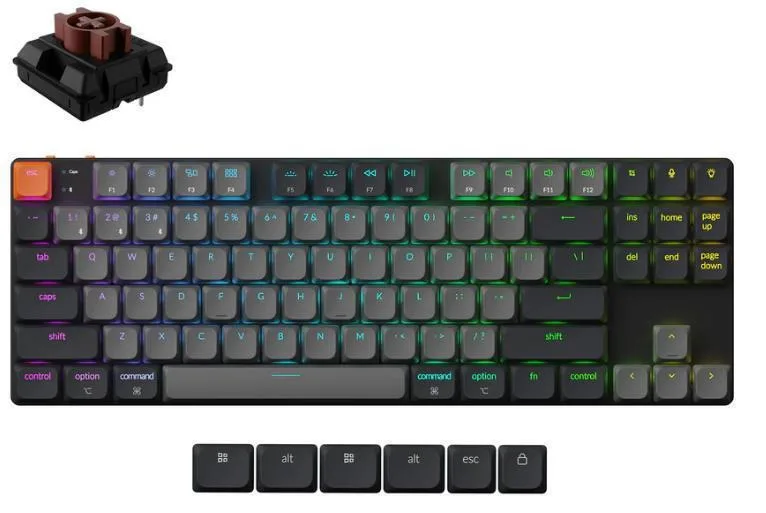 20250922121158_keychron_k1_v6_qmk_k1x_h3_asyrmato_gaming_michaniko_pliktrologio_tenkeyless_me_keychron_brown_diakoptes_kai_rgb_fotismo_agliko_us.jpeg Keychron K1 V6 QMK K1X-H3 K1X-H3 Ασύρματο Gaming Μηχανικό Πληκτρολόγιο Tenkeyless με Keychron Brown διακόπτες και RGB φωτισμό (Αγγλικό US) - Image 1