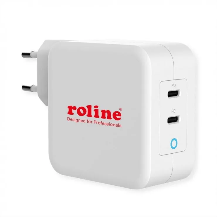 20250924162659_roline_fortistis_me_ensomatomeno_kalodio_gan_me_2_thyres_usb_c_100w_power_delivery_quick_charge_3_0_leykos_19_11_1053_10.jpeg Roline Φορτιστής με Ενσωματωμένο Καλώδιο GaN με 2 Θύρες USB-C 100W Power Delivery / Quick Charge 3.0 Λευκός (19.11.1053-10) - Image 1