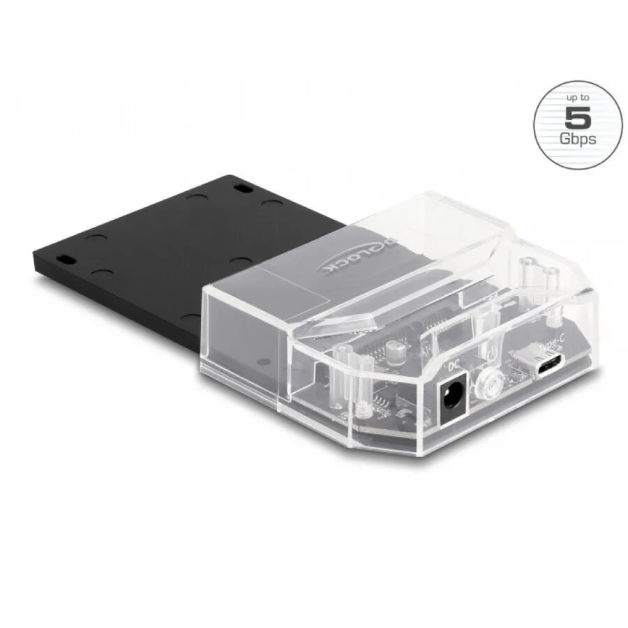 20250930100641_delock_usb_3_2_gen2_type_c_docking_station_to_u_2_ssd_delock_63368.jpeg Delock Usb 3.2 Gen2 Type C Docking Station To U.2 Ssd Delock 63368 - Image 1