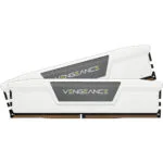 Corsair Vengeance White DDR5 32GB RAM με 2x16GB Modules και Ταχύτητα 6400 για Desktop CMK32GX5M2B6400Z36W