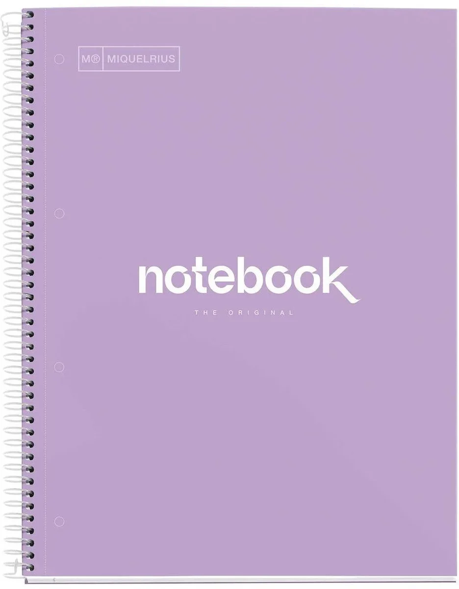 20251010101729_miquelrius_lavender_a4_notepad_90_sheets.jpeg Miquelrius Μπλοκ Σημειώσεων Α4 90 Φύλλων - Image 1