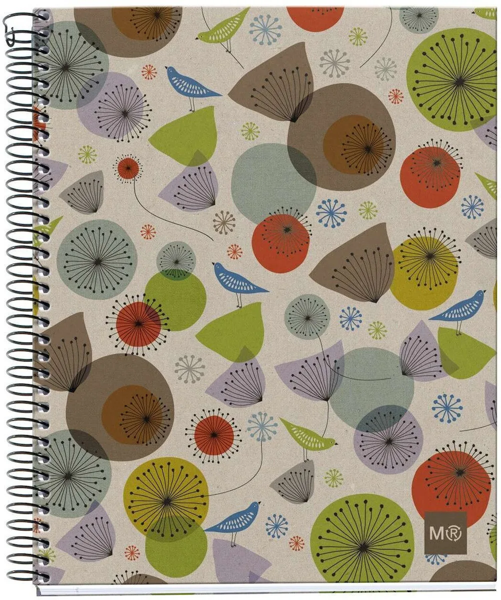 20251010102417_maul_a246399_notebook_a5_120_sheets_multicolored.jpeg Maul Σημειωματάριο A5 120 Φύλλων με Λευκές Σελίδες - Image 1