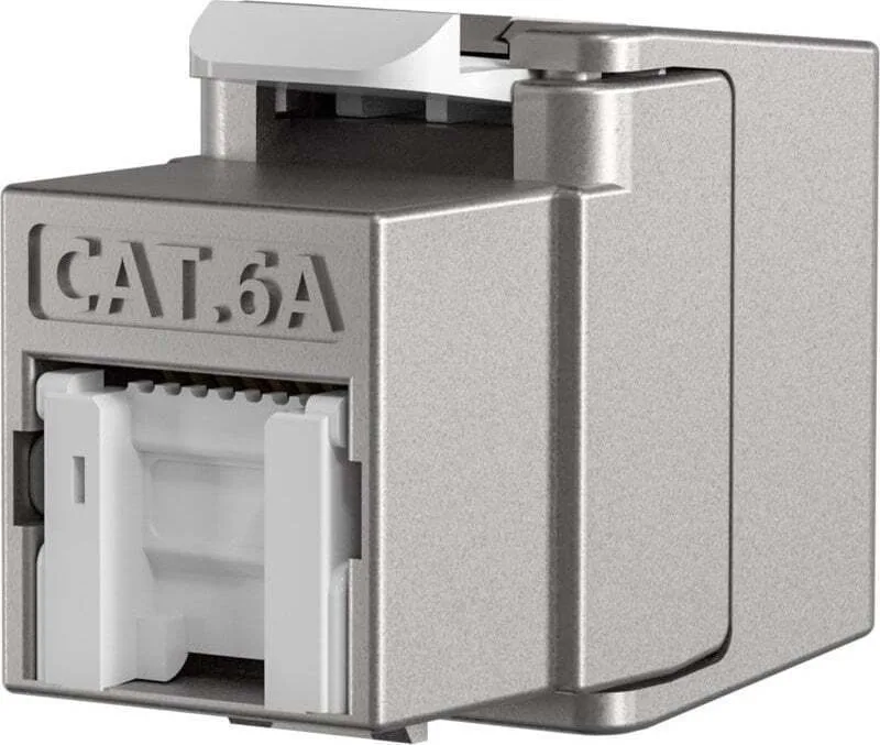 Efb Keystone Module Cat6a Stp Shortbody Metal Port Cover - Image 1