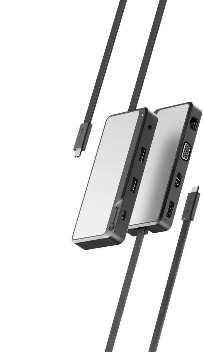 20251010162802_alogic_fusion_usb_c_docking_station_me_hdmi_displayport_4k_pd_ethernet_kai_syndesi_3_othonon_gri.jpeg Alogic Fusion USB-C Docking Station με HDMI/DisplayPort 4K PD Ethernet και σύνδεση 3 Οθονών Γκρι - Image 1