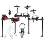 Alesis Ηλεκτρονικά Ντράμς Nitro Ultimate σε Μαύρο Χρώμα με Σκαμπό, Ακουστικά & Μπαγκέτες