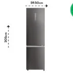 Haier Ψυγειοκαταψύκτης 406lt Total NoFrost Υ205xΠ59.5xΒ66.7εκ. Inox HDPW3620DNPD