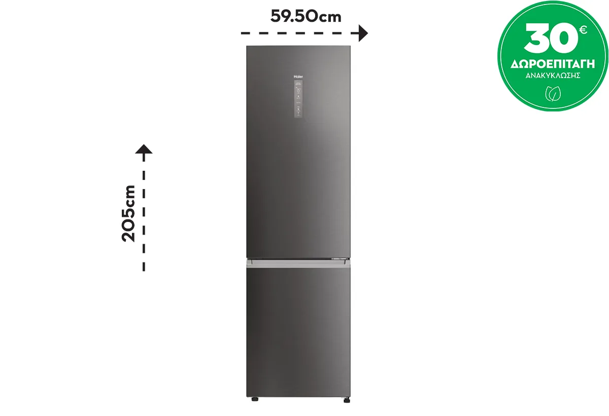 20251017095501_haier_psygeiokatapsyktis_total_nofrost_y205xp59_5xv66_7ek_inox_hdpw3620dnpd.jpeg Haier Ψυγειοκαταψύκτης 406lt Total NoFrost Υ205xΠ59.5xΒ66.7εκ. Inox HDPW3620DNPD - Image 1