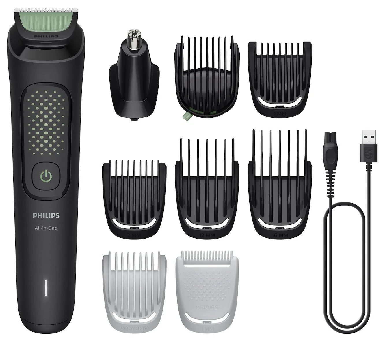 Philips Multigroom Series 3000 Σετ Επαναφορτιζόμενης Κουρευτικής Μηχανής Μαύρο MG3946/15 - Image 1