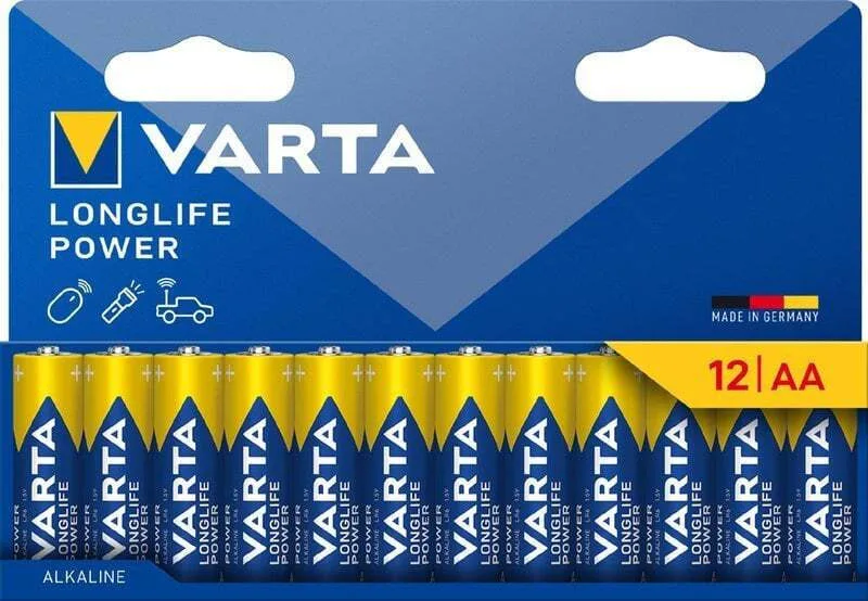 20251110150534_varta_longlife_power_alkalikes_mpataries_aa_1_5v_12tmch_4906121782.jpeg Varta Longlife Power Αλκαλικές Μπαταρίες AA 1.5V 12τμχ 4906121782 - Image 1