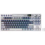 Royal Kludge RK M87 Ασύρματο Gaming Μηχανικό Πληκτρολόγιο 75% με Custom Cream διακόπτες και RGB φωτισμό (Αγγλικό US) Μπλε