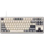 Royal Kludge S85 Ασύρματο Gaming Μηχανικό Πληκτρολόγιο Tenkeyless με Custom Cream διακόπτες και RGB φωτισμό (Αγγλικό US) Beige/Gray