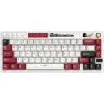 Royal Kludge M65 Ασύρματο Gaming Μηχανικό Πληκτρολόγιο 60% με Custom Cream διακόπτες και RGB φωτισμό (Αγγλικό US) Λευκό