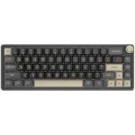 Royal Kludge R65 Ασύρματο Gaming Μηχανικό Πληκτρολόγιο με Chartreuse διακόπτες και RGB φωτισμό (Αγγλικό US) Black/Brown