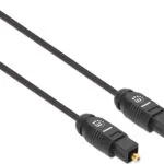 Manhattan Optical Audio Cable TOS male - TOS male Μαύρο 5m (356091)