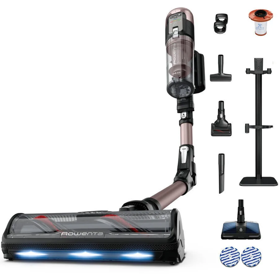 20251219161153_rowenta_epanafortizomeni_skoupa_stick_32_4v_tirkouaz_rh9cd9e0.jpeg Rowenta X-Force Flex 16.60 Επαναφορτιζόμενη Σκούπα Stick 32.4V Aqua - Image 1