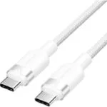 Vention Braided USB 2.0 Cable USB-C male - USB-C PD Μπλε 1m TRDSF