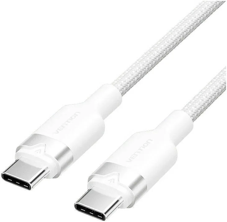 20251224104702_vention_braided_usb_2_0_cable_usb_c_male_usb_c_mple_1m.jpeg Vention Braided USB 2.0 Cable USB-C male - USB-C PD Μπλε 1m TRDSF - Image 1