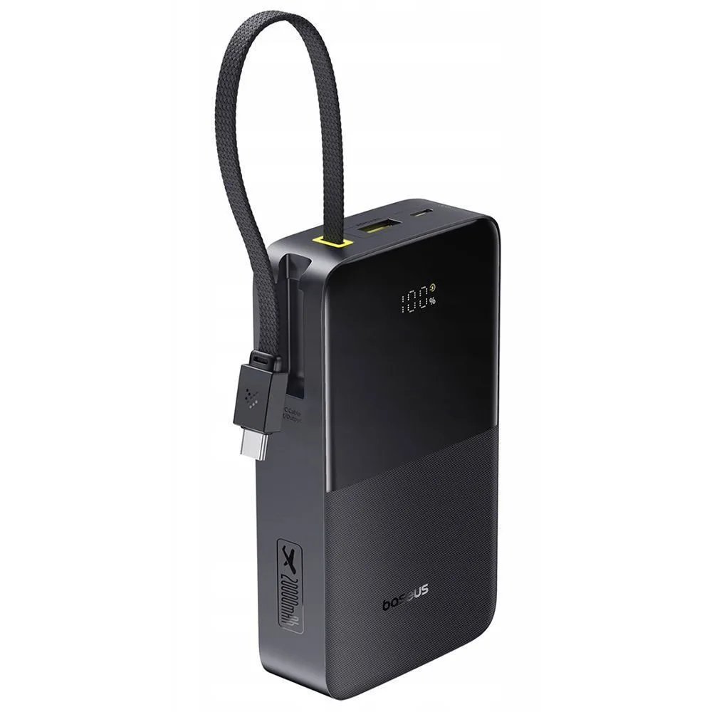 20251224112750_baseus_enerfill_bipow2_pro_power_bank_20000mah_22_5w_me_thyra_usb_a_kai_thyra_usb_c_cosmic_black.jpeg Baseus EnerFill Bipow2 Pro Power Bank 20000mAh 22.5W με Θύρα USB-A και Θύρα USB-C Cosmic Black - Image 1