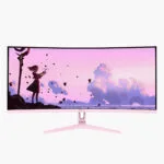 Arozzi Nova Ultrawide VA Curved Gaming Monitor 34" QHD 3440x1440 165Hz με Χρόνο Απόκρισης 4ms GTG Ροζ