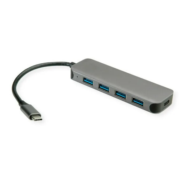 20260105133823_value_usb_3_2_hub_5_thyron_me_syndesi_usb_c_14_99_5038.jpeg Value Hub 5 Θυρών USB 3.2 με σύνδεση USB-C 14.99.5038 - Image 1