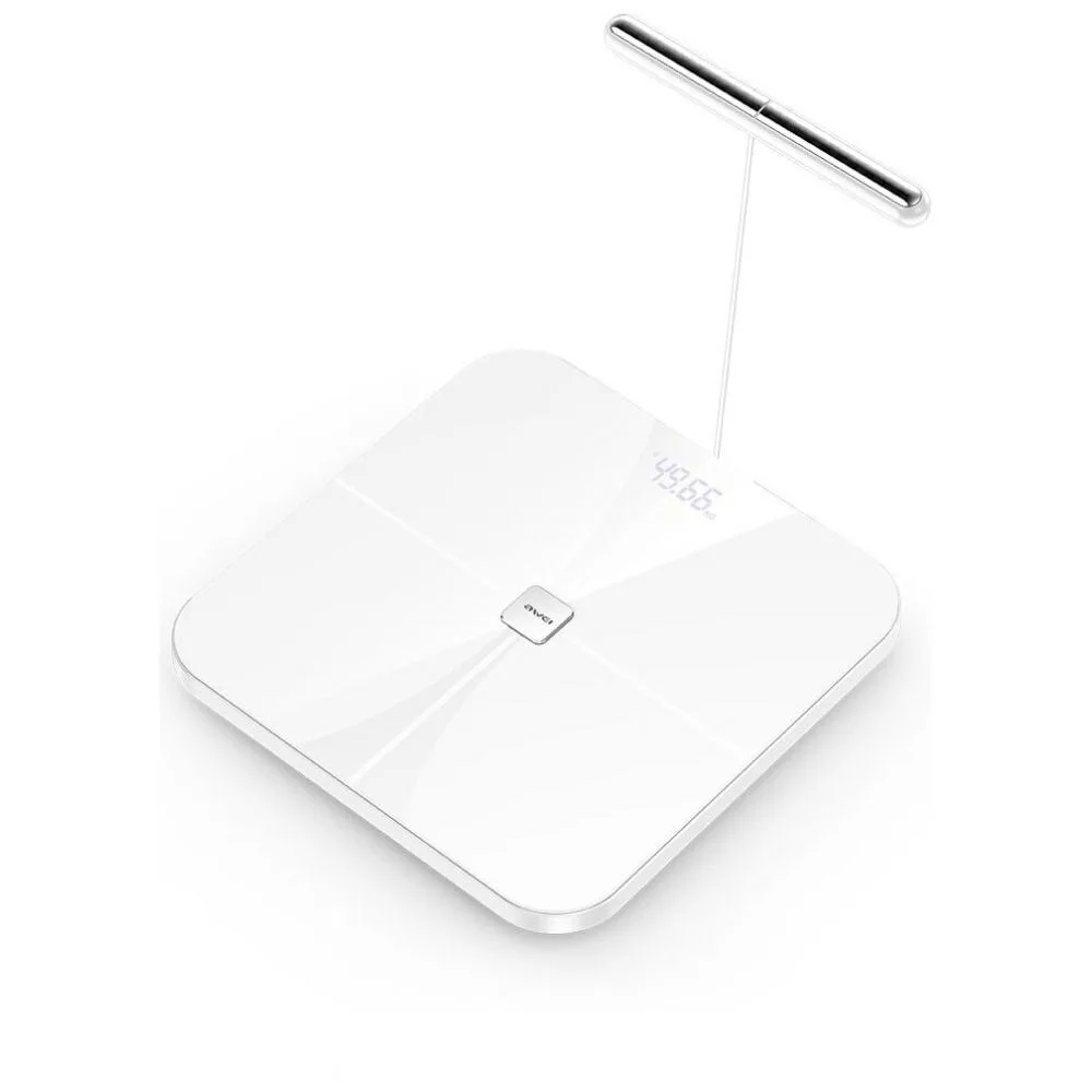 20260105162221_awei_smart_zygaria_me_bluetooth_leyki.jpeg Awei Smart Ζυγαριά με Bluetooth Λευκή - Image 1