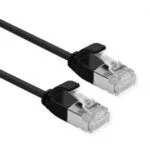 Roline U/FTP (STP) Cat.6a (Gigabit) Καλώδιο Δικτύου Ethernet 2m Μαύρο
