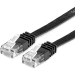 Value U/UTP Cat.6a (Gigabit) Καλώδιο Δικτύου Ethernet 1m Μαύρο