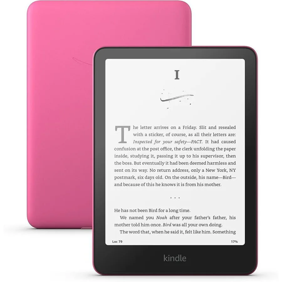 20260107164407_amazon_kindle_me_othoni_afis_7_16gb_roz.jpeg Amazon Kindle Paperwhite (2024) (Με Διαφημίσεις) 7" (16GB) Raspberry - Image 1