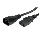 Roline IEC C14 / IEC C13 - IEC 320 / IEC C14 / IEC C13 Cable 1.8m Πράσινο