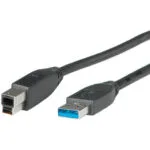 Roline USB 3.0 Cable USB-A male - USB-B male Μαύρο 3m 11.02.8871