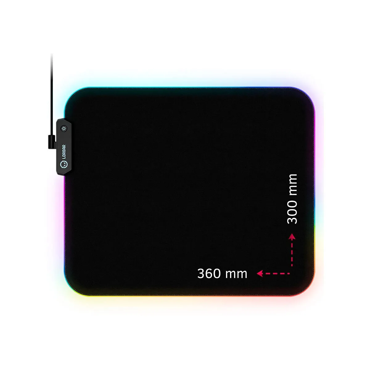 20260112180506_lorgar_steller_913_mouse_pad_360mm_mov.jpeg Lorgar Steller 913 Mouse Pad Medium (360mm) Μωβ LRG-GMP913 - Image 1