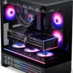 Phanteks XT View Matrix Gaming Midi Tower Κουτί Υπολογιστή με Πλαϊνό Παράθυρο Μαύρο