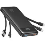 Charmast W2065 Power Bank 20000mAh 20W με 2 Θύρες USB-A και Θύρα USB-C Power Delivery / Quick Charge 3.0 Μαύρο