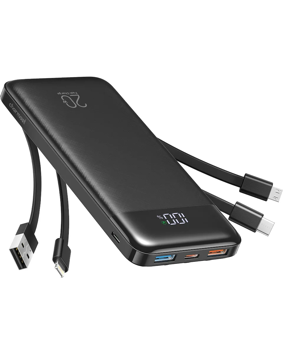 20260130191446_charmast_w2065_power_bank_20000mah_me_2_thyres_usb_a_kai_thyra_usb_c_power_delivery_quick_charge_3_0_mayro.jpeg Charmast W2065 Power Bank 20000mAh 20W με 2 Θύρες USB-A και Θύρα USB-C Power Delivery / Quick Charge 3.0 Μαύρο - Image 1