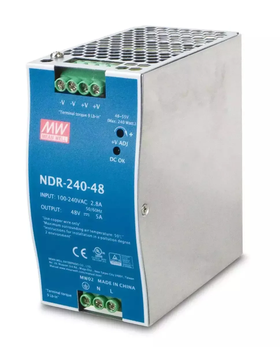 20260219140654_planet_48v_240w_din_rail_power_supply_ndr_240_48_adjustable_48_56v_dc_output.jpeg Planet 48v 240w Din-rail Power Supply Ndr-240-48 Adjustable 48-56v Dc Output - Image 1