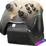 Machenike G5Pro Premium Edition With Charging Station Ασύρματο Gamepad για Android / PC / Switch / iOS Μαύρο
