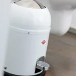 Wesco Κάδος Απορριμμάτων Πλαστικός Λευκός 6lt 114664