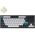 Keychron Q3 Max QMK/VIA Q3M-M4 Ασύρματο Gaming Μηχανικό Πληκτρολόγιο Tenkeyless με Gateron Jupiter Banana διακόπτες και RGB φωτισμό (Αγγλικό US) Carbon Black