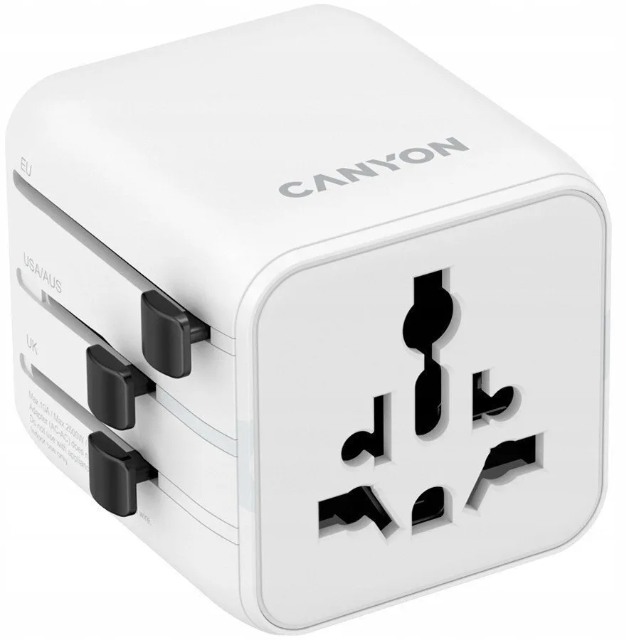20260302152213_canyon_cns_ta1005w_antaptoras_prizas_se_universal.jpeg Canyon CNS-TA1005W Αντάπτορας Πρίζας σε Universal - Image 1