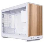 Lian Li DAN A3 Gaming Micro Tower Κουτί Υπολογιστή με Πλαϊνό Παράθυρο Wood White