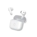 Baseus Bass BS2 Lite In-ear Bluetooth Handsfree Ακουστικά με Αντοχή στον Ιδρώτα και Θήκη Φόρτισης Λευκά