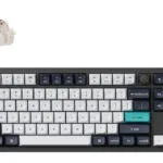 Keychron Q3 Max QMK/VIA Q3M-M3 Ασύρματο Gaming Μηχανικό Πληκτρολόγιο Tenkeyless με Gateron Jupiter Brown διακόπτες και RGB φωτισμό (Αγγλικό US) Carbon Black