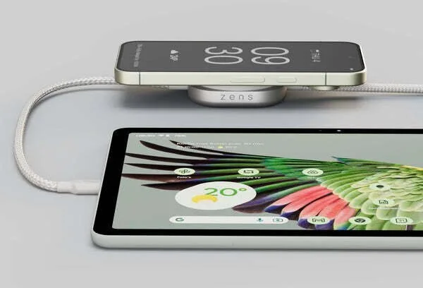 20260319114433_2bda4fd6.jpeg Zens Magnetic USB 2.0 Cable USB-C male - USB-C 240W PD Λευκό 1.5m - Image 1