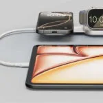 Zens Magnetic USB 2.0 Cable USB-C male - USB-C 240W PD Λευκό 1.5m