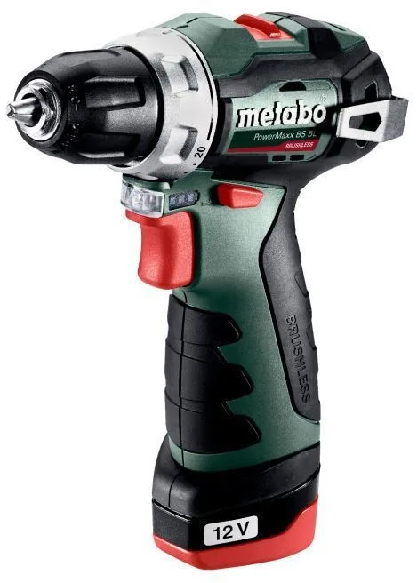 20260327091510_metabo_drapanokatsavido_mpatarias_12v_2x2ah.jpeg Metabo PowerMaxx BS BL Δραπανοκατσάβιδο Μπαταρίας 12V 2x2Ah - Image 1