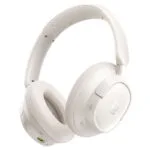 Baseus Bass BH1 NC Ασύρματα Bluetooth Over Ear Ακουστικά με 80 ώρες Λειτουργίας και Quick Charge Starlight Off-White