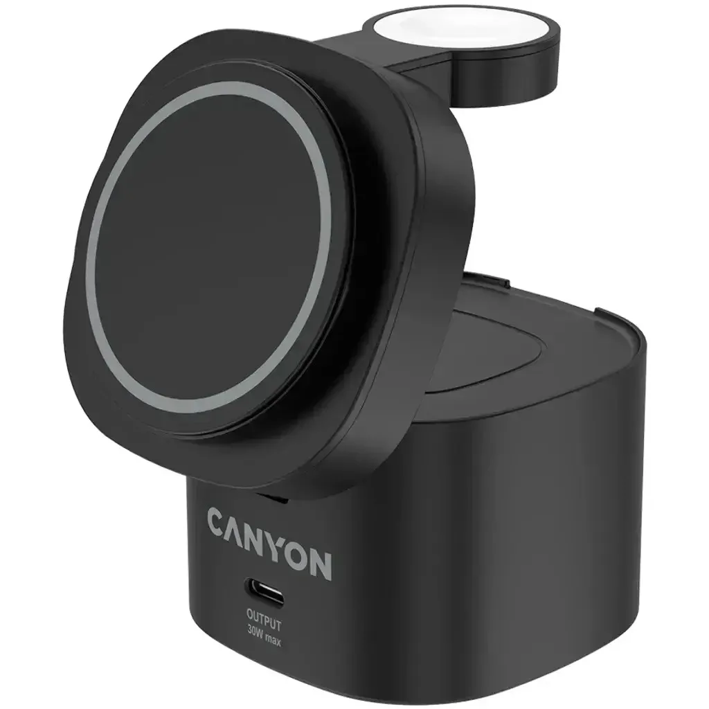 20260408111224_canyon_asyrmatos_fortistis_qi2_me_thyra_usb_c_kai_kalodio_usb_c_usb_c_30w_power_delivery_mayros_oncharge_405.jpeg Canyon Ασύρματος Φορτιστής Qi2 με Θύρα USB-C 30W Power Delivery Μαύρος (OnCharge 405) - Image 1