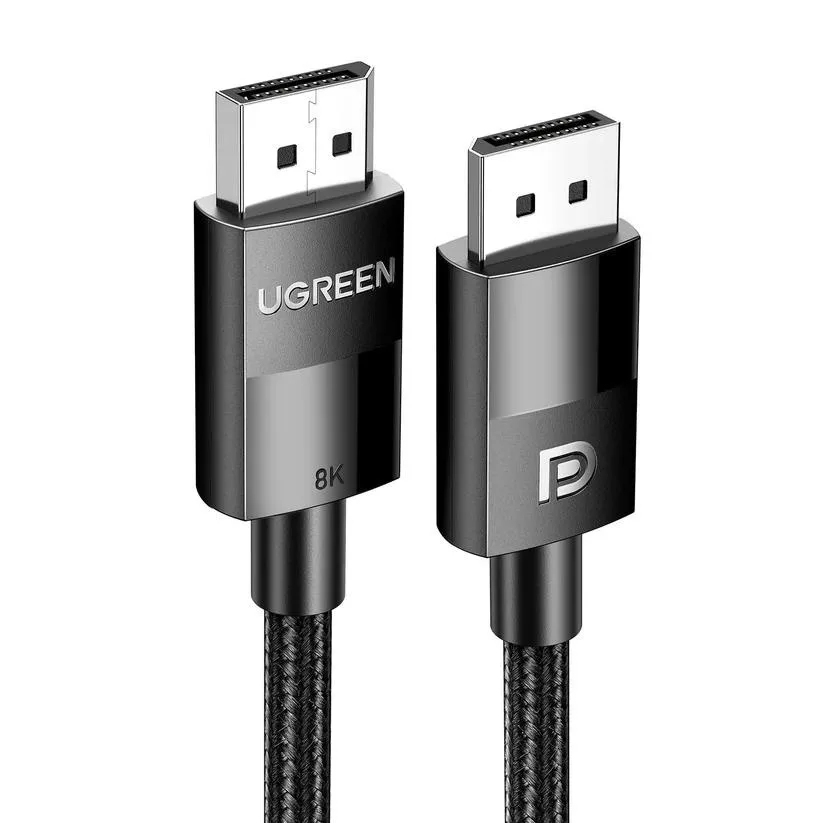 20260408141656_ugreen_cable_displayport_male_displayport_male_3m_mayro_80393.jpeg Ugreen Cable DisplayPort male - DisplayPort male 3m Μαύρο (80393) - Image 1